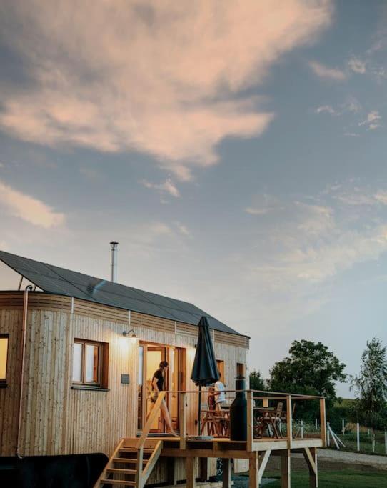 Vila Wohnwagon Paul - Autarkie Erleben! - Tiny House Oberschneiding Exteriér fotografie