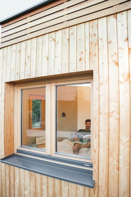 Vila Wohnwagon Paul - Autarkie Erleben! - Tiny House Oberschneiding Exteriér fotografie