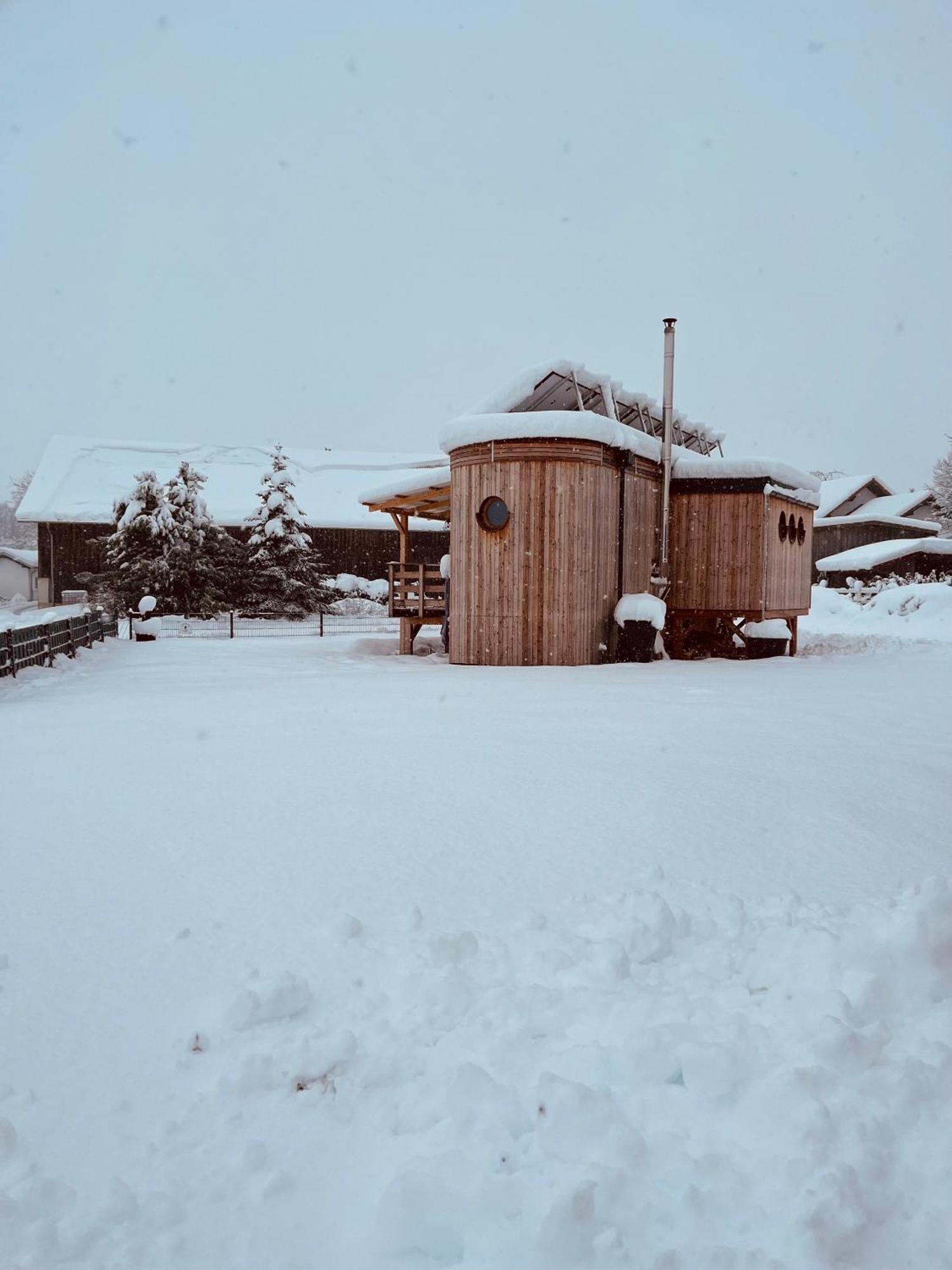 Vila Wohnwagon Paul - Autarkie Erleben! - Tiny House Oberschneiding Exteriér fotografie